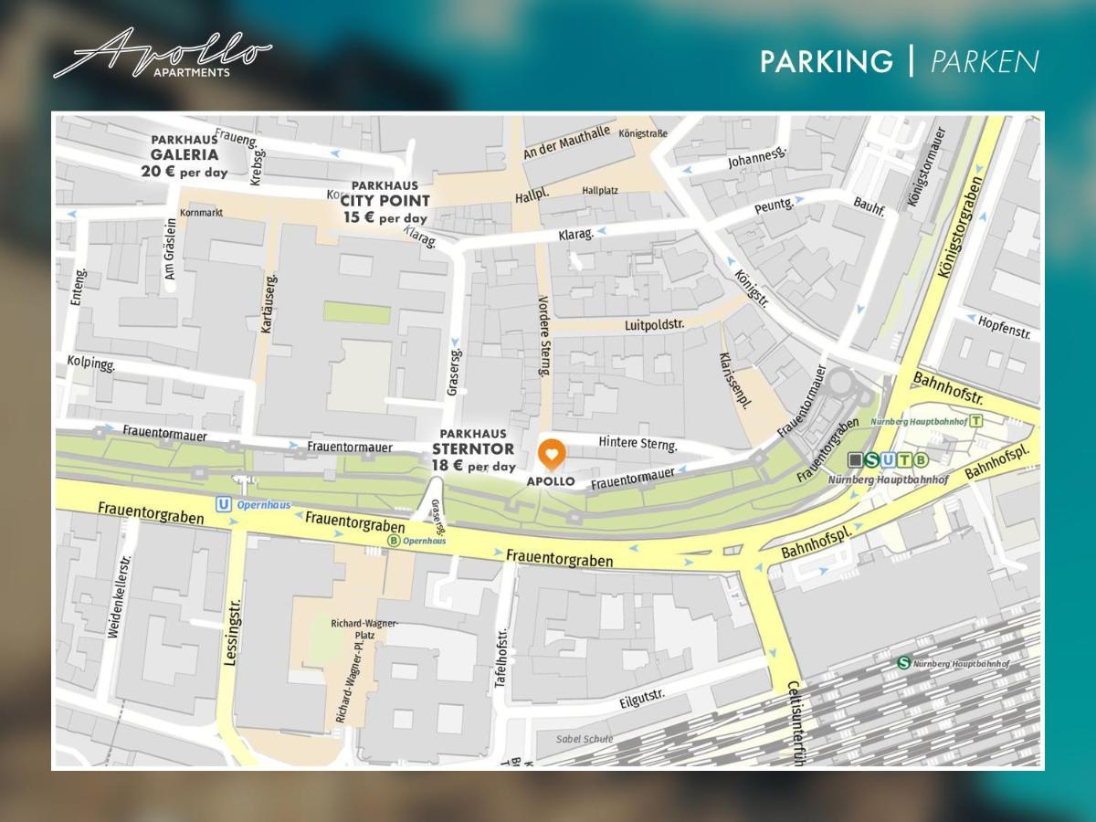 Apollo Apartments Nuremberg Екстер'єр фото
